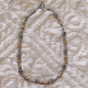 Claireworks  All Dressed Up Silver/Gold  necklace